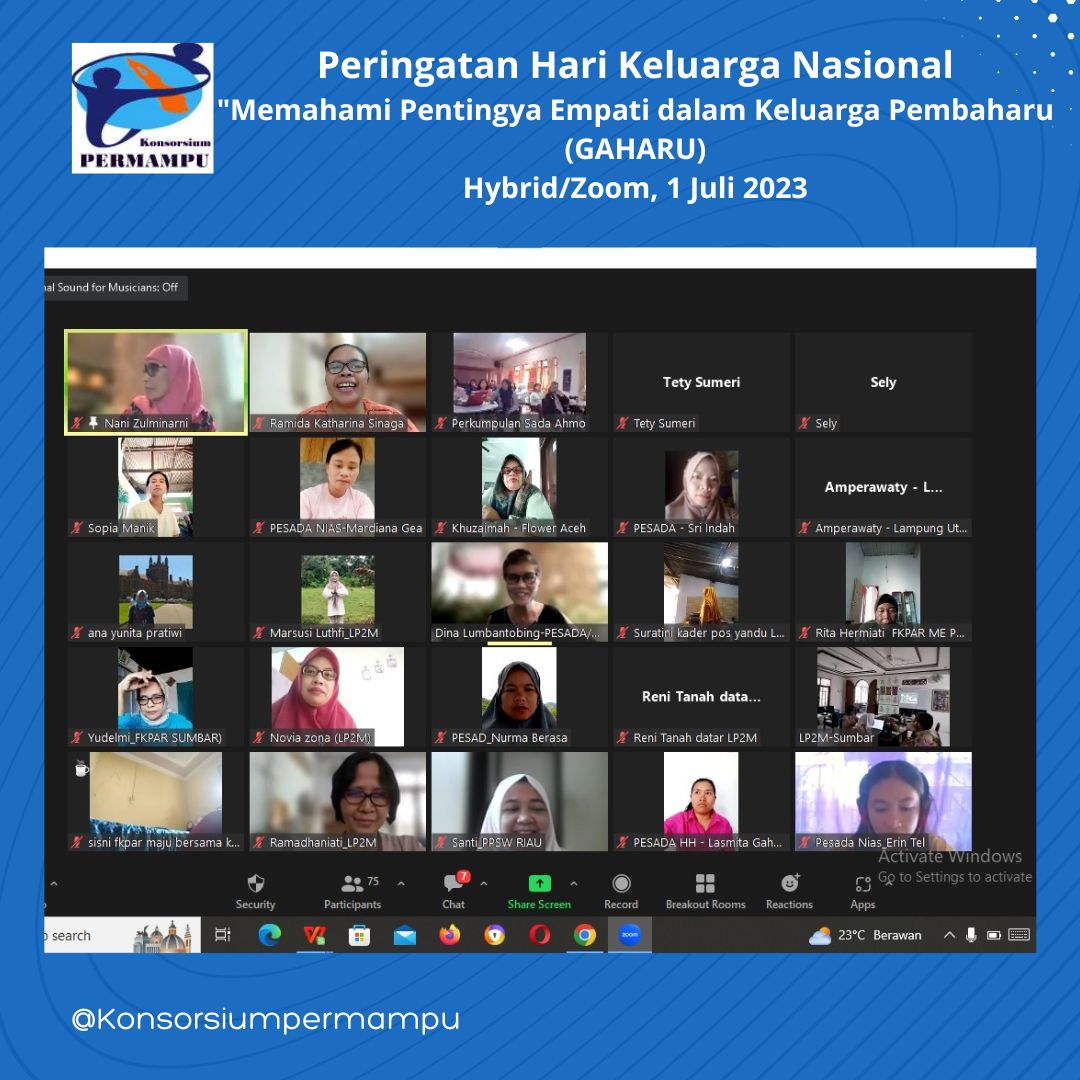 PERMAMPU Launching Program Pencegahan dan Penanganan Perempuan Korban Perkawinan Usia < 19 Tahun  melalui Revitalisasi OSS&L