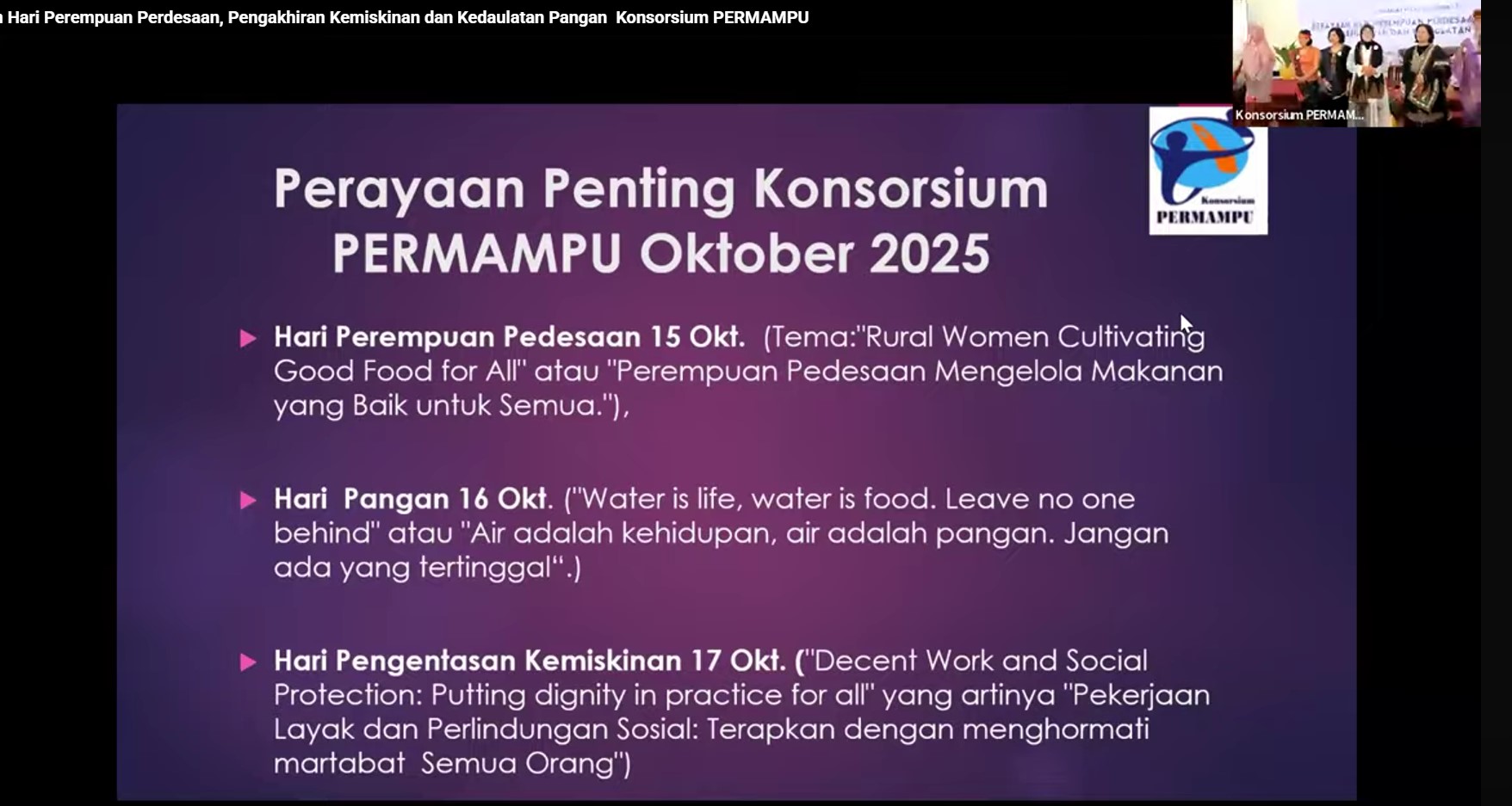 Bincang Keadilan Gender Sumatera